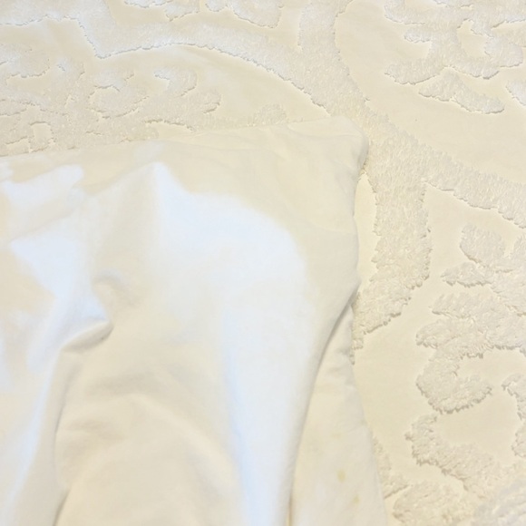 Tufted Chenille White Cotton Duvet Cover Button Cover Traditional 84” X 84” Full - Picture 5 of 5